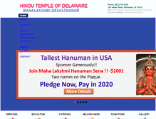 Tablet Screenshot of hindutemplede.com